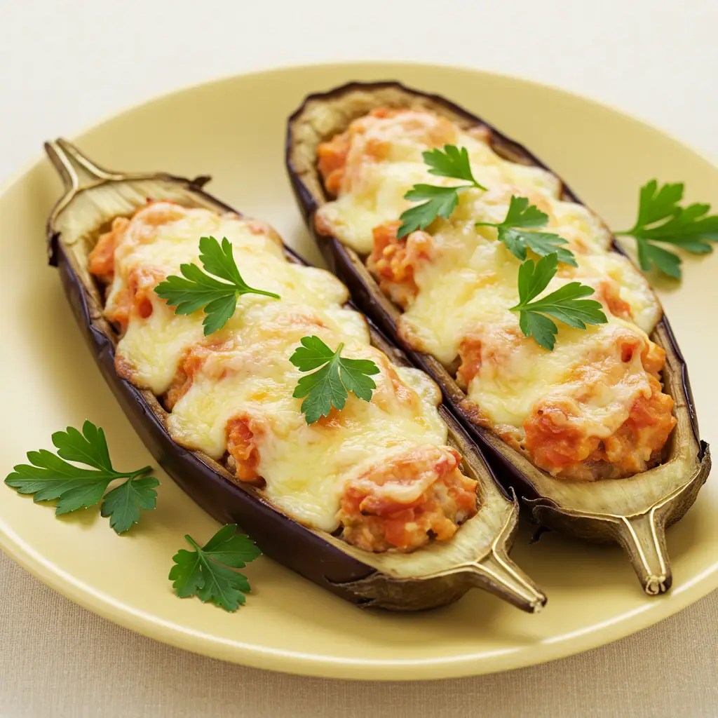 Receita de Berinjela Recheada ao Forno - Dicas e Dicas