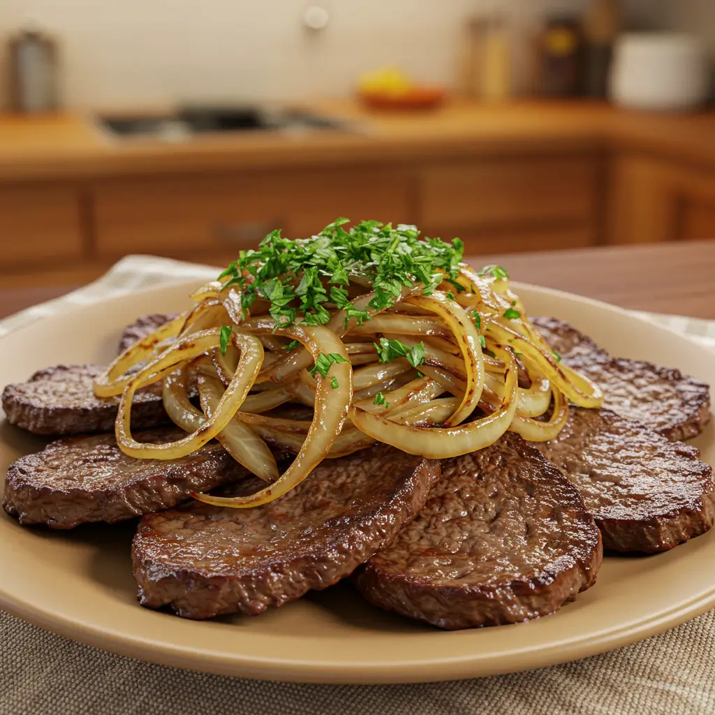 Receita de Bife acebolado - Dicas e Dicas
