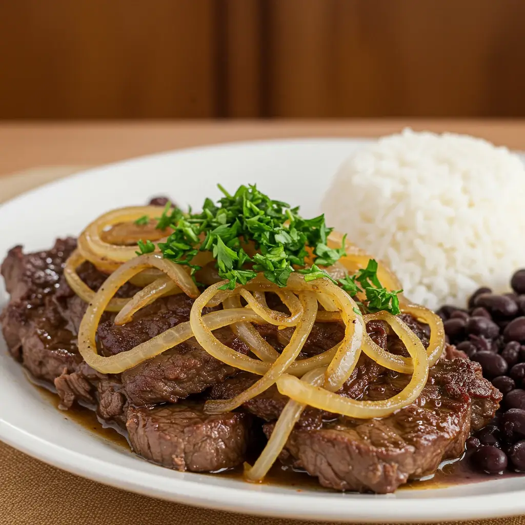 Receita de Bife acebolado - Dicas e Dicas