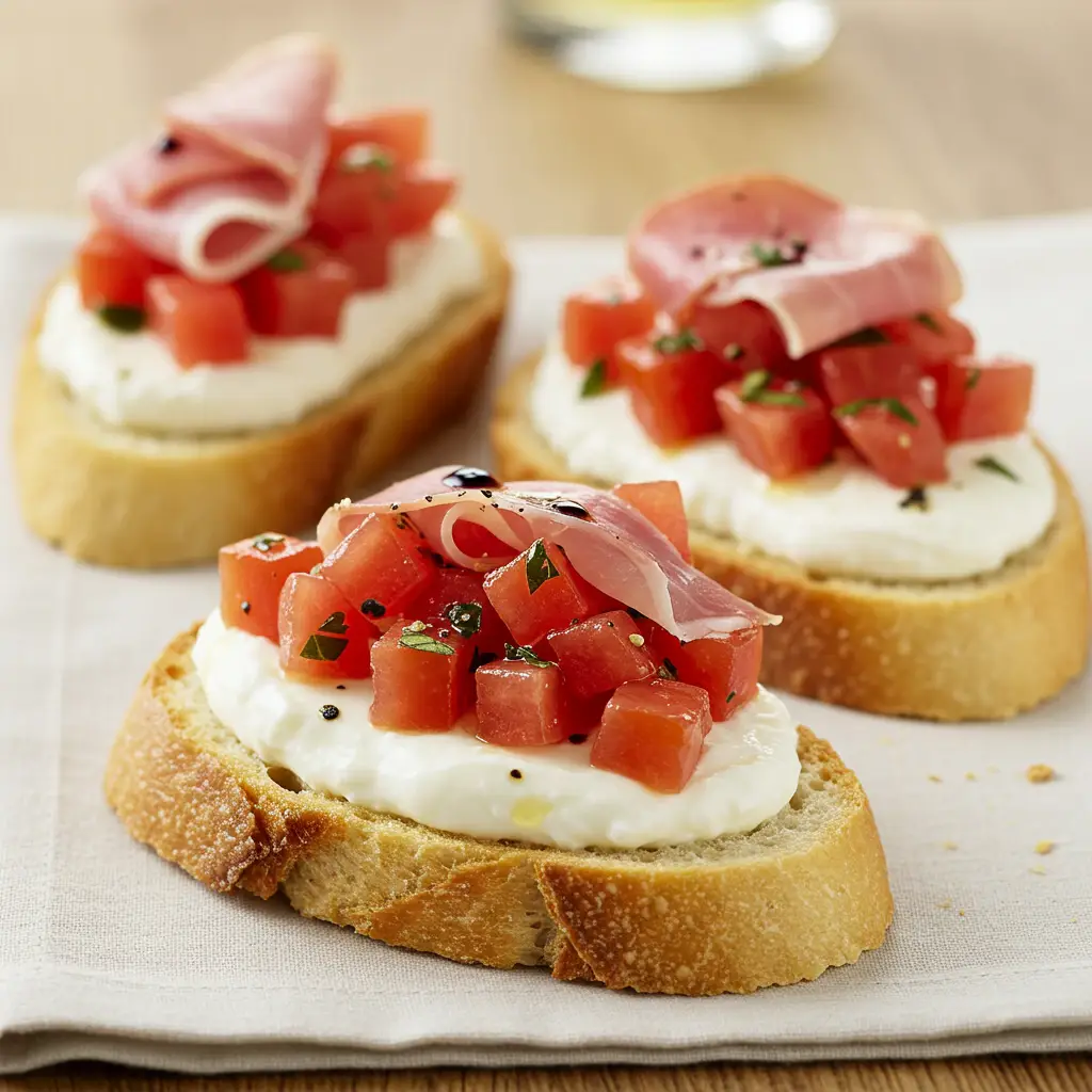 Receita de Bruschetta Caprese com Presunto - Dicas e Dicas