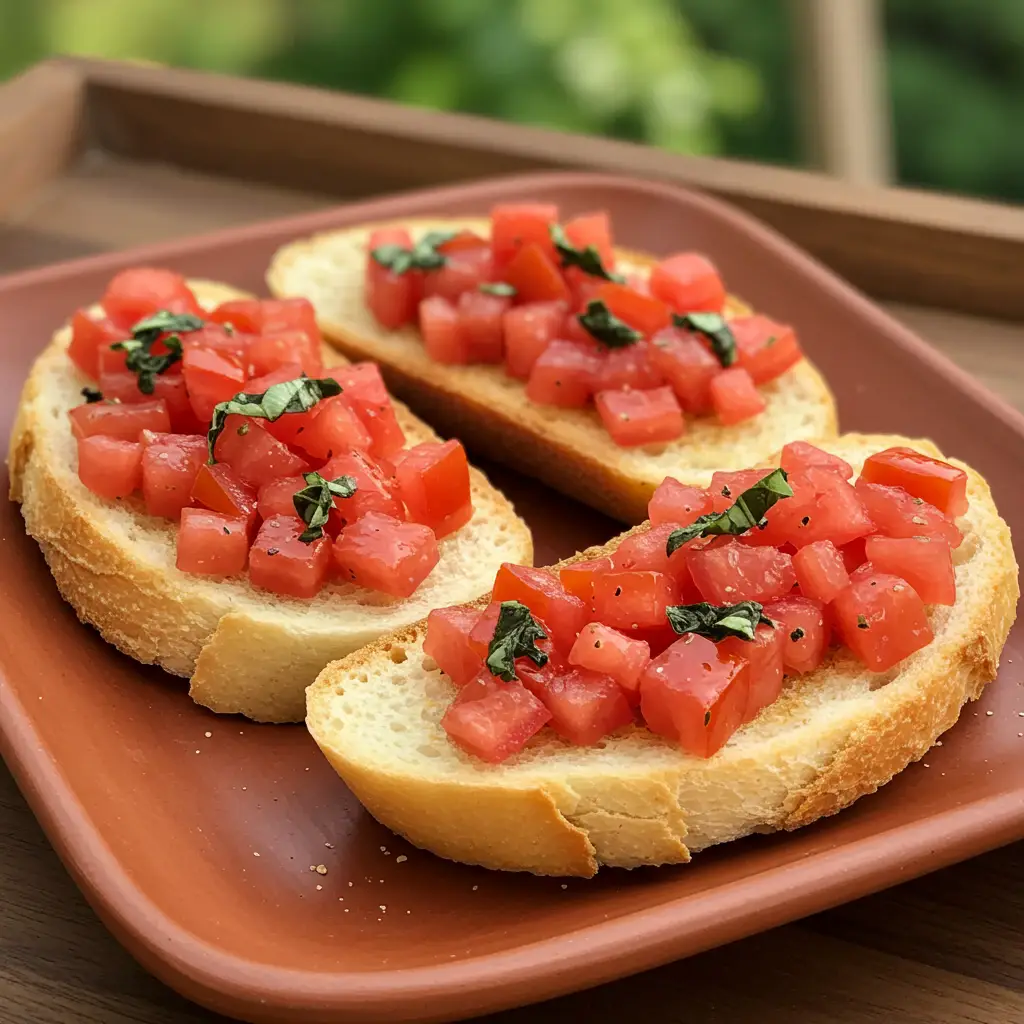 Receita de Bruschetta de Tomate ao Manjericão - Dicas e Dicas