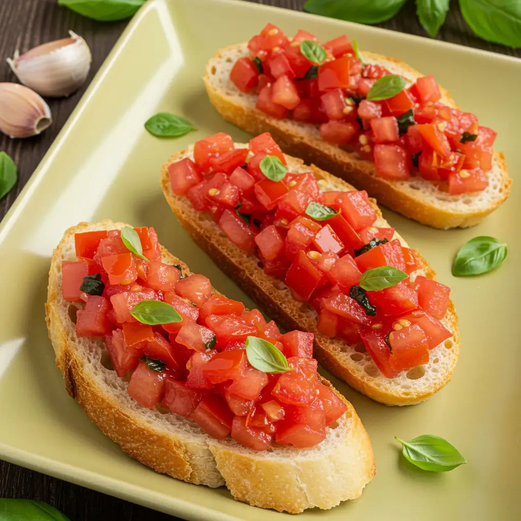 Receita de Bruschetta de Tomate e Manjericão - Dicas e Dicas