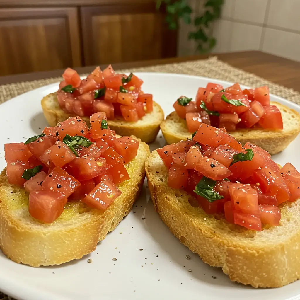 Receita de Bruschetta de tomate - Dicas e Dicas