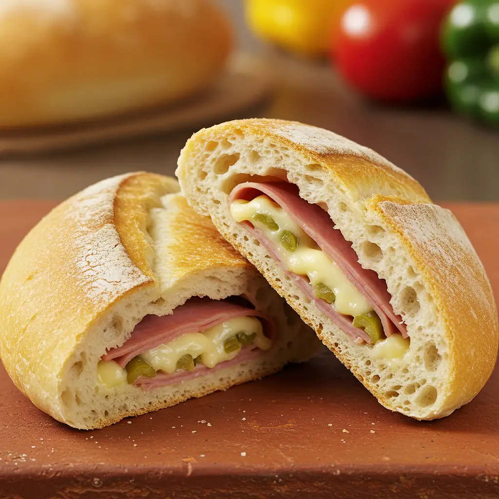 Receita de Pão Caseiro Recheado: Presunto e Queijo - Dicas e Dicas